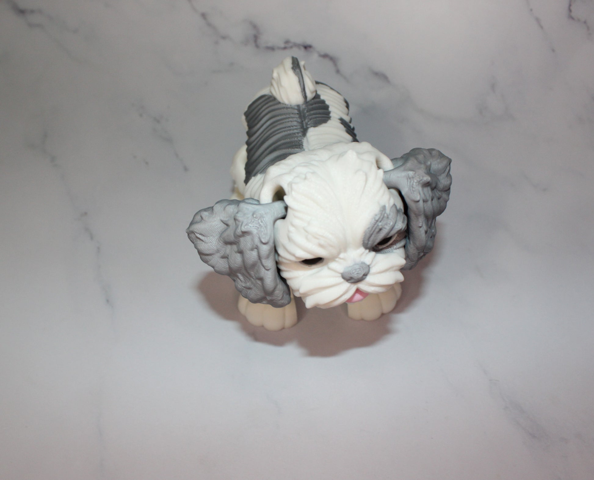 Shih Tzu 3D Printed Articulated Figurine - Wonderland 3D Printing 