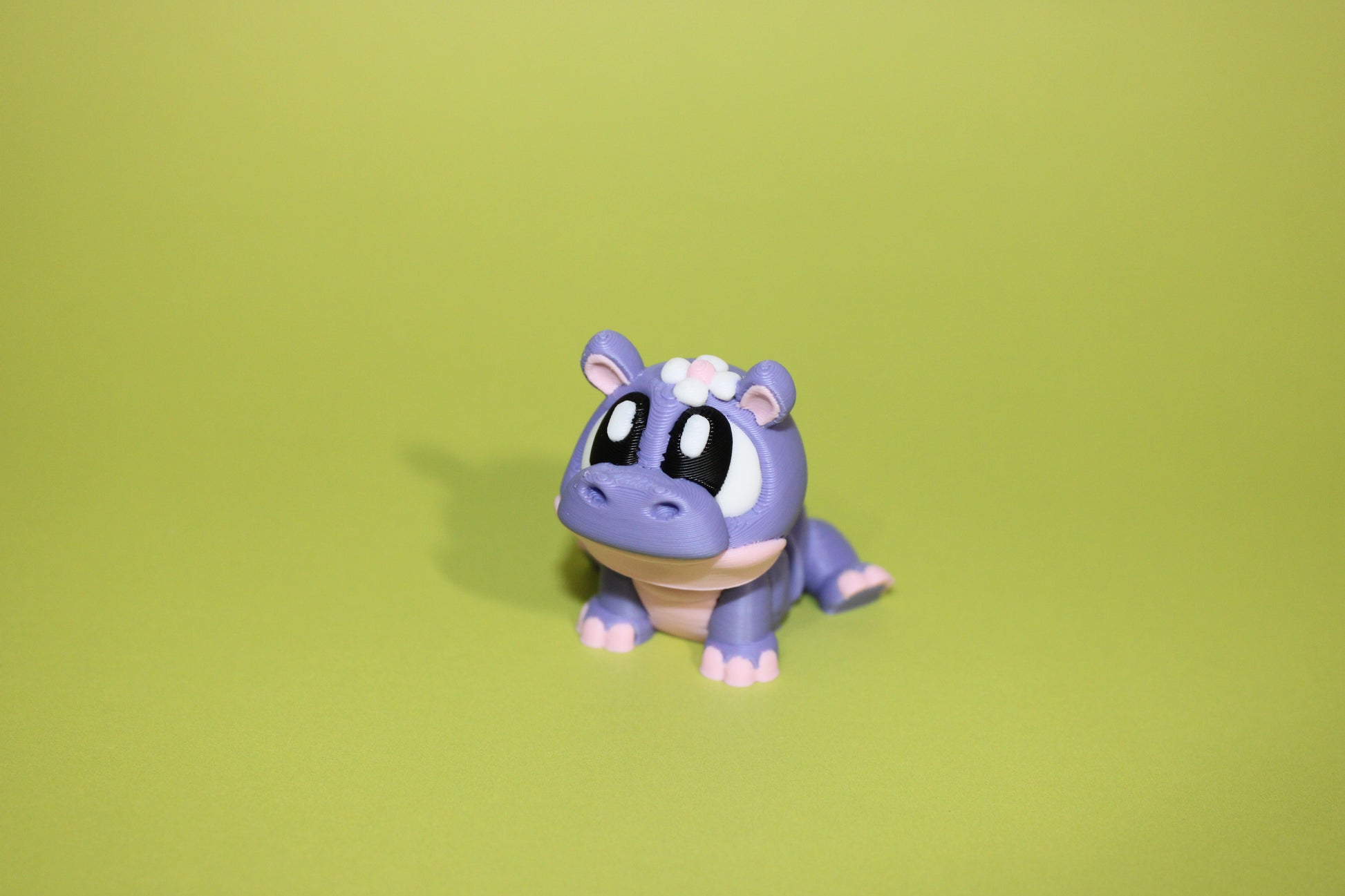 3d printed Flexi Hippos both included-1.75" tall - Wonderland 3D Printing 