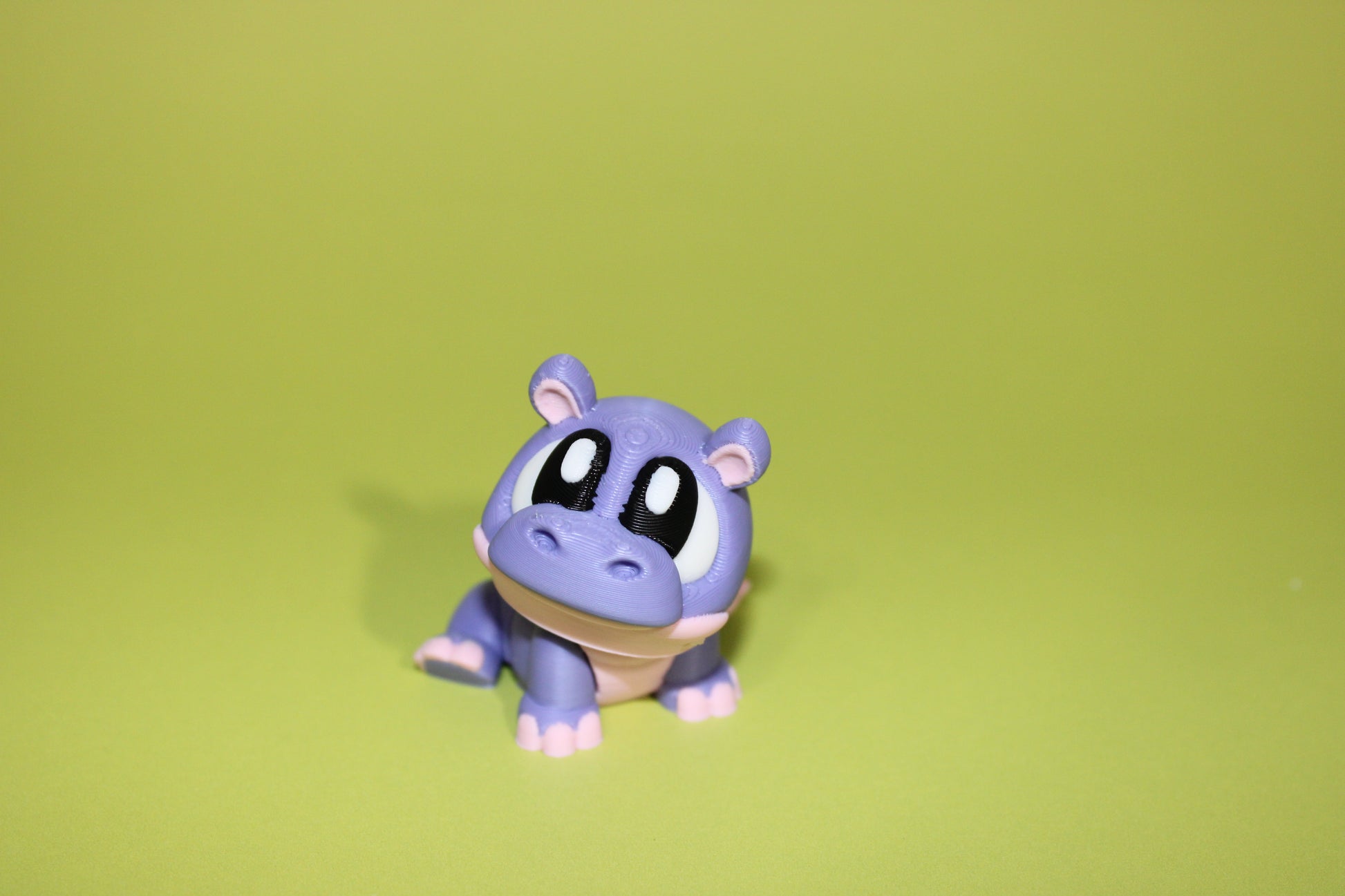 3d printed Flexi Hippos both included-1.75" tall - Wonderland 3D Printing 