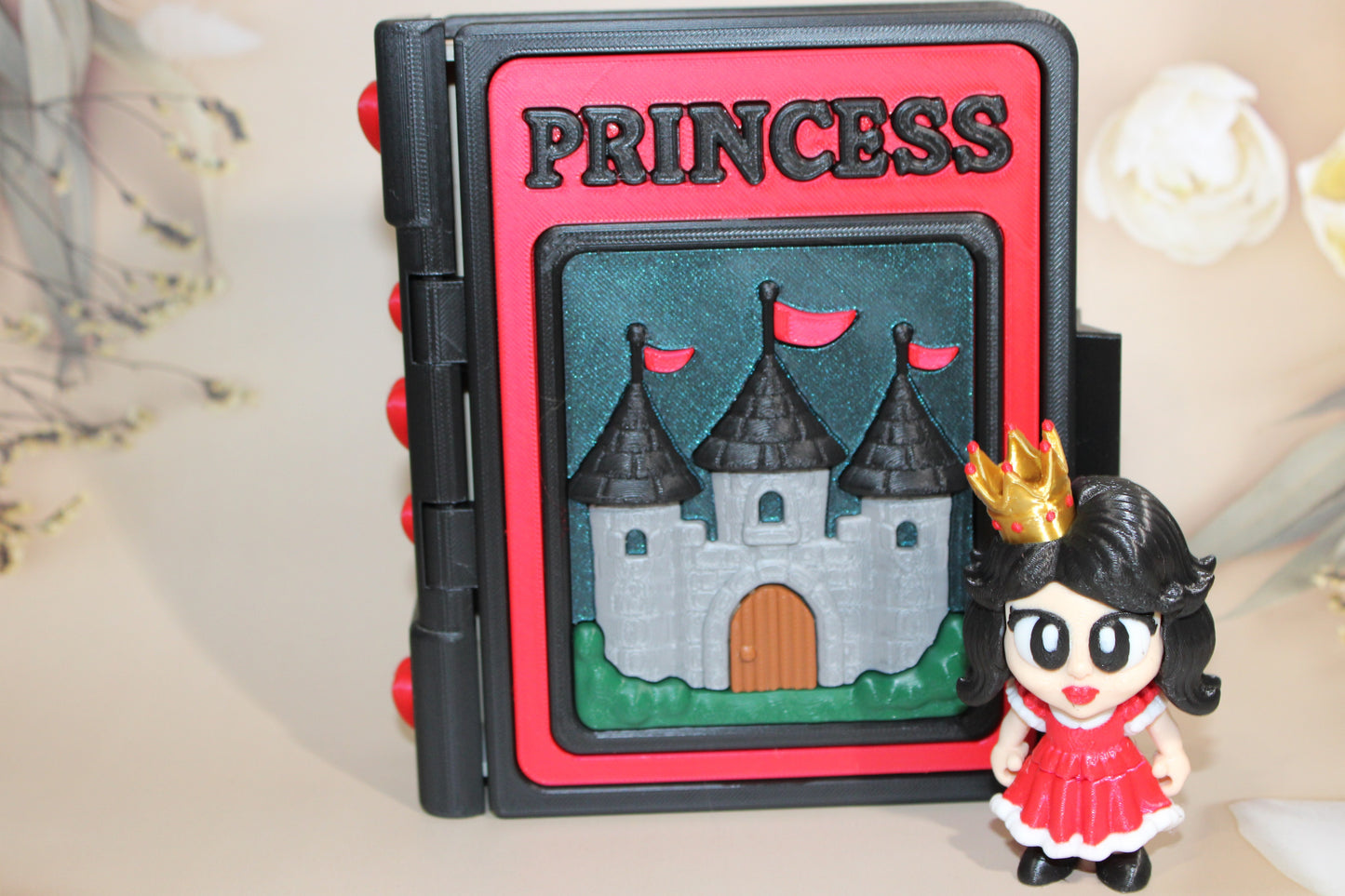Princess Book Container- Everything Included!! - Wonderland 3D Printing 