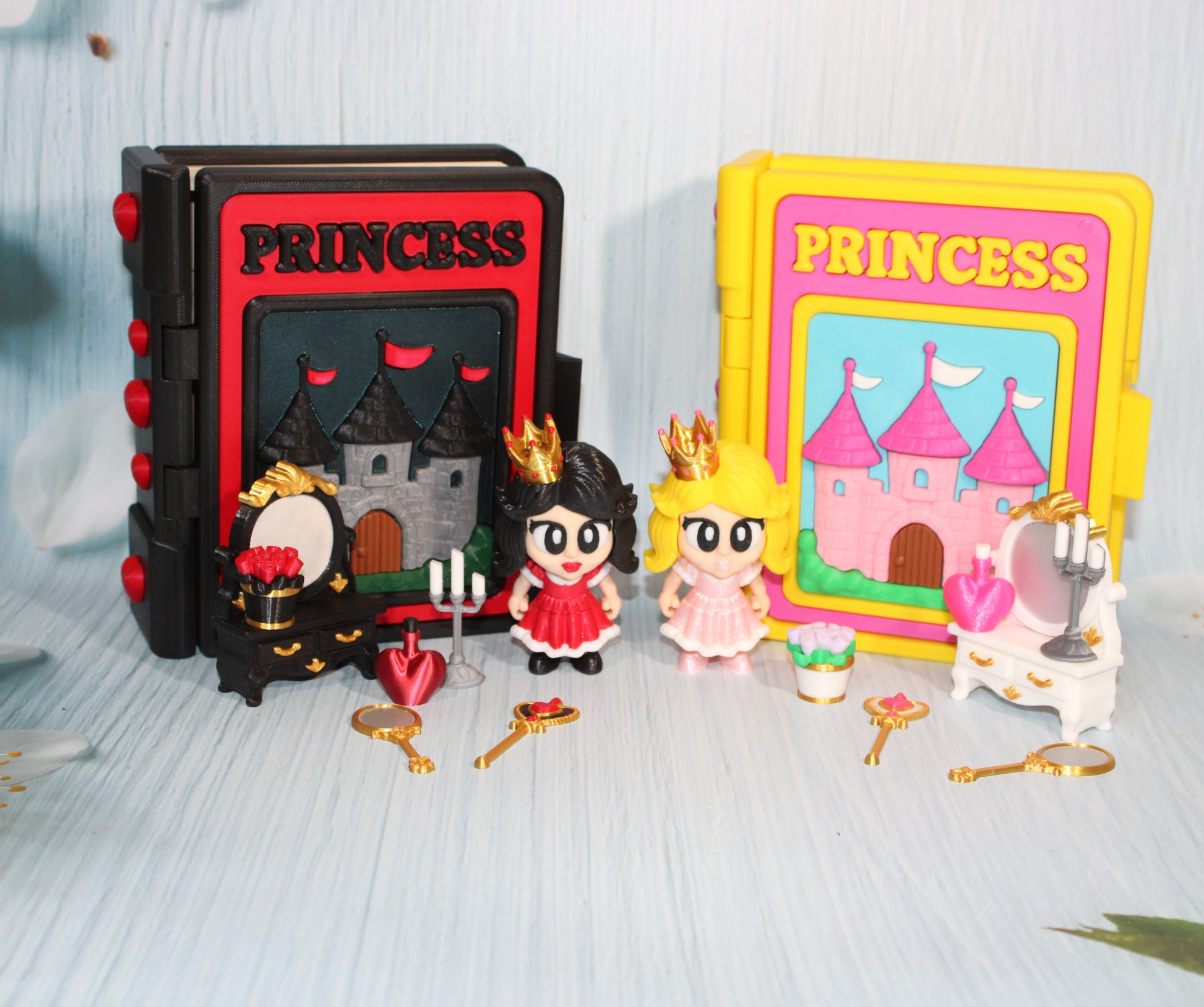 Princess Book Container- Everything Included!! - Wonderland 3D Printing 