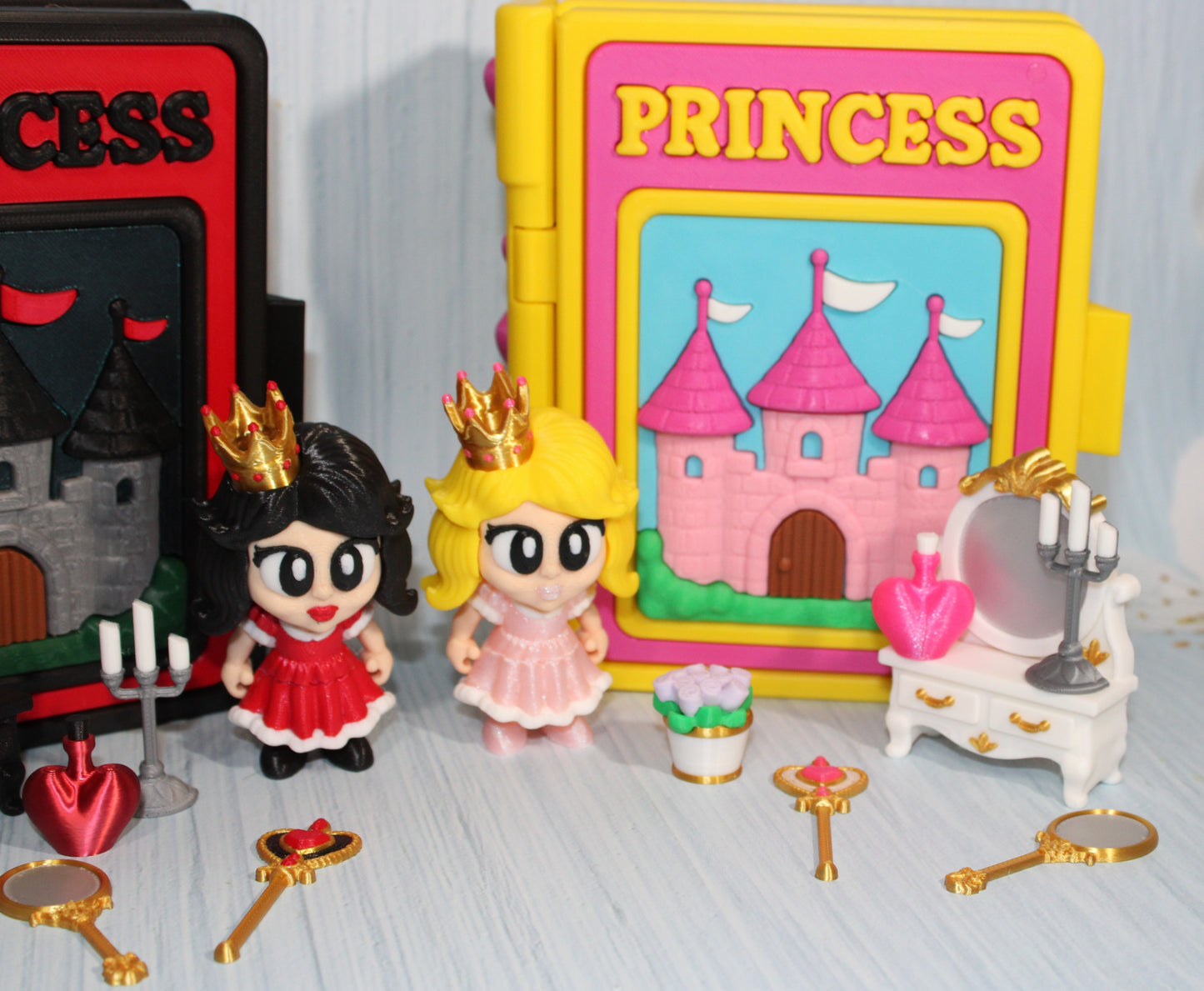 Princess Book Container- Everything Included!! - Wonderland 3D Printing 