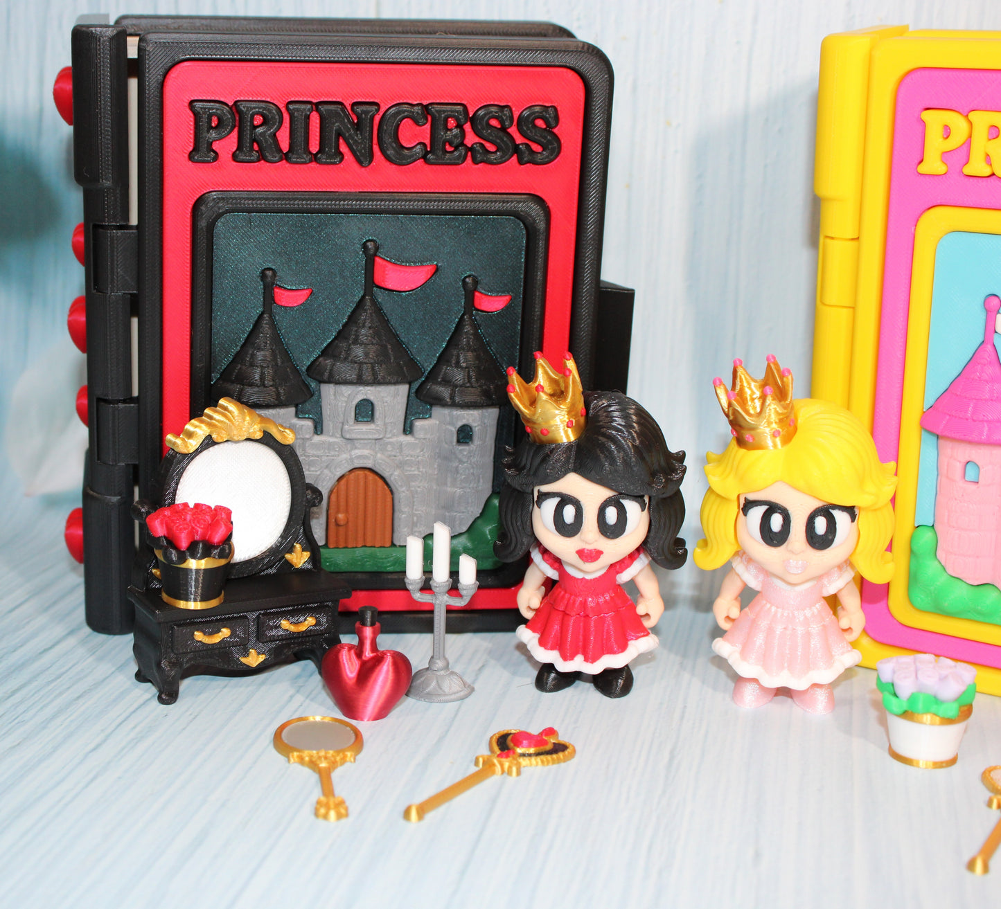 Princess Book Container- Everything Included!! - Wonderland 3D Printing 