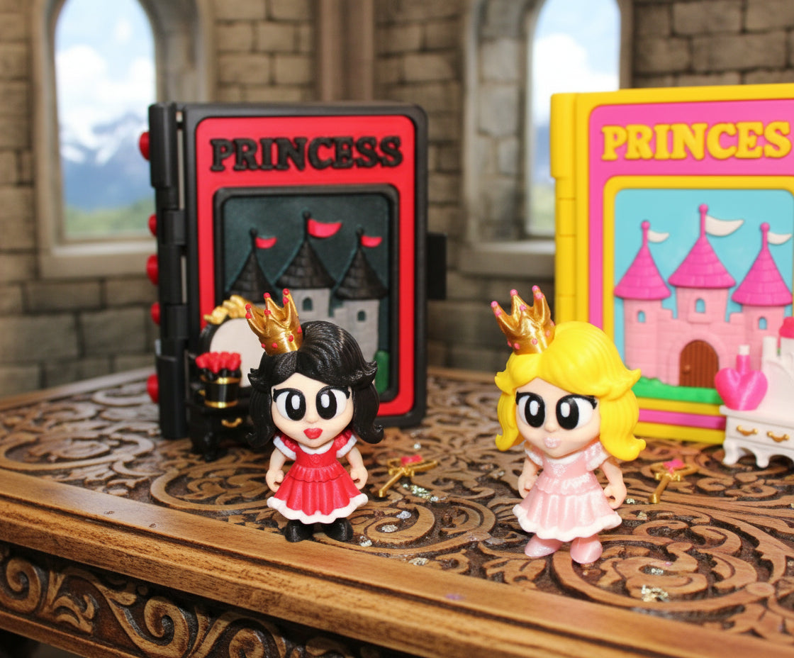 Princess Book Container- Everything Included!! - Wonderland 3D Printing 