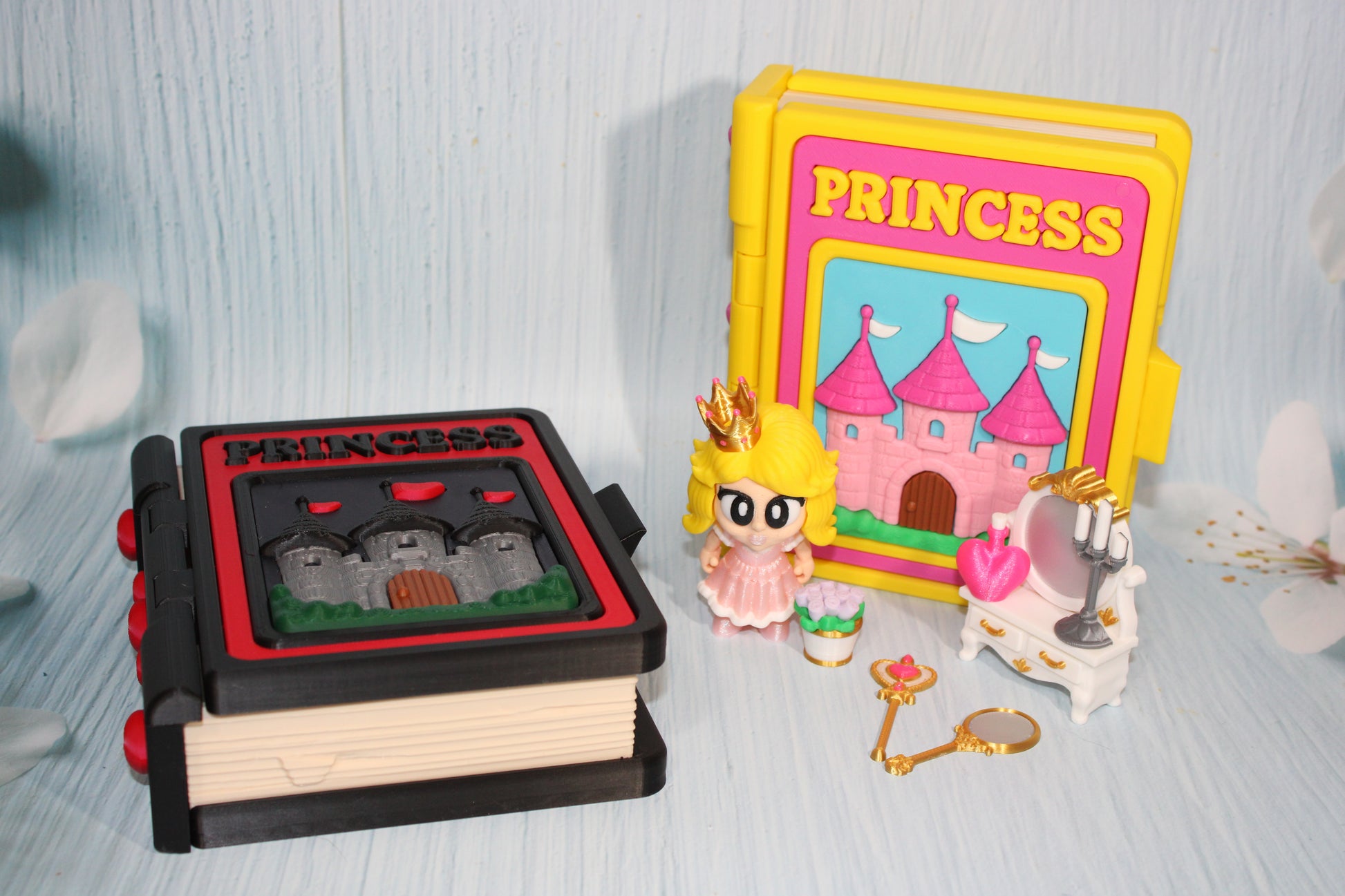 Princess Book Container- Everything Included!! - Wonderland 3D Printing 