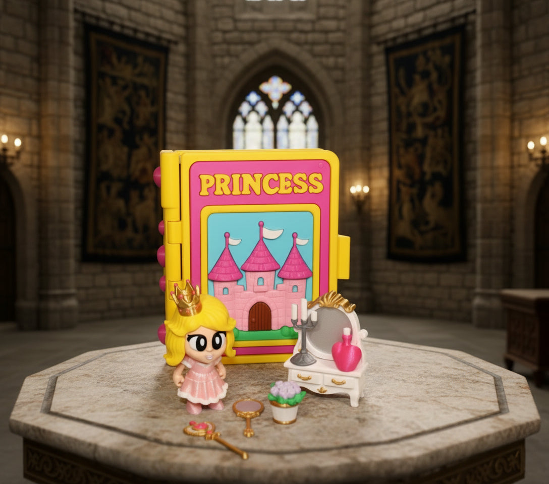 Princess Book Container- Everything Included!! - Wonderland 3D Printing 
