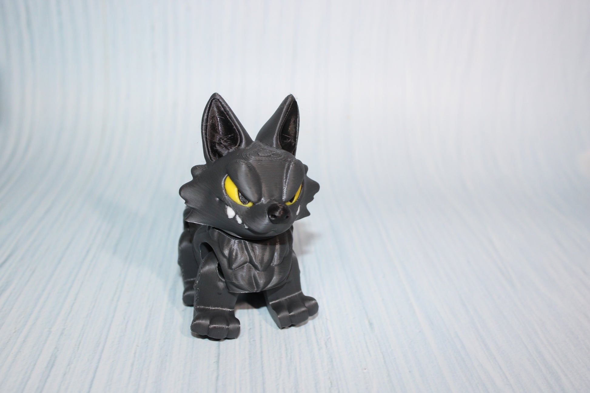 3D Printed Cerberus Dog-4" x 4" tall - Wonderland 3D Printing 