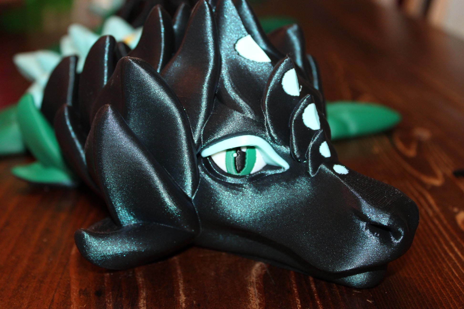6 Foot 3 inch Long Serenity Dragon 3D Printed Articulated-message me for colors - Wonderland 3D Printing 
