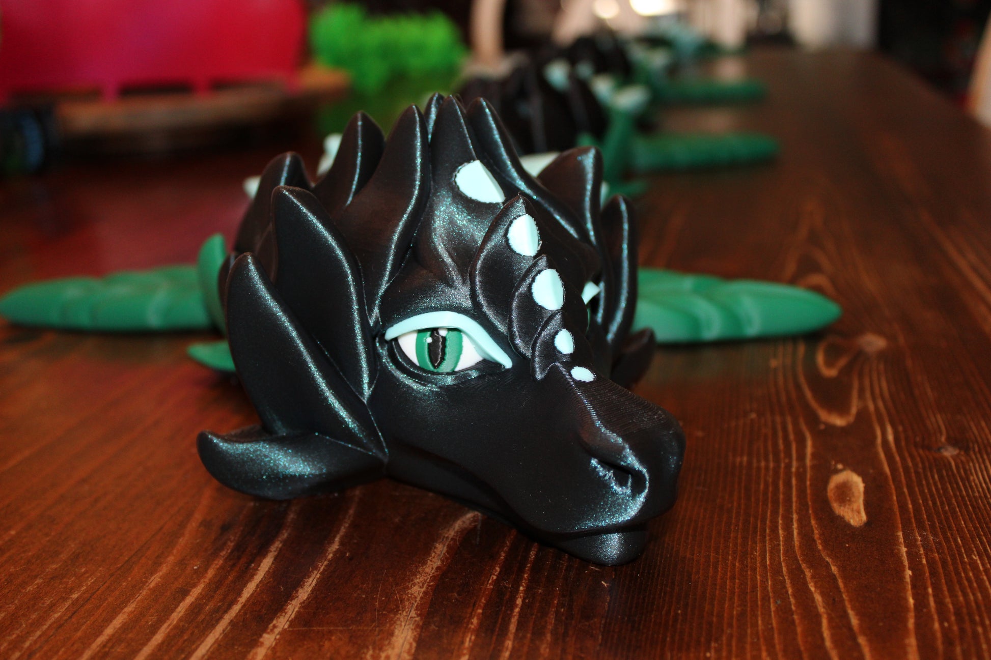 6 Foot 3 inch Long Serenity Dragon 3D Printed Articulated-message me for colors - Wonderland 3D Printing 