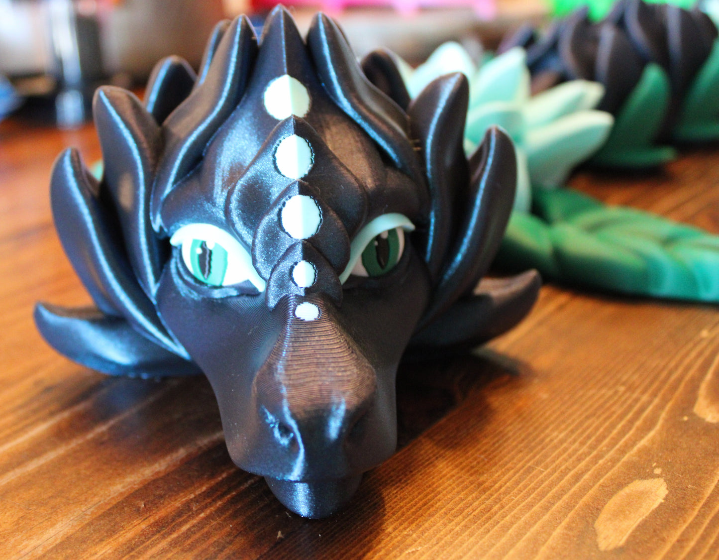 6 Foot 3 inch Long Serenity Dragon 3D Printed Articulated-message me for colors - Wonderland 3D Printing 