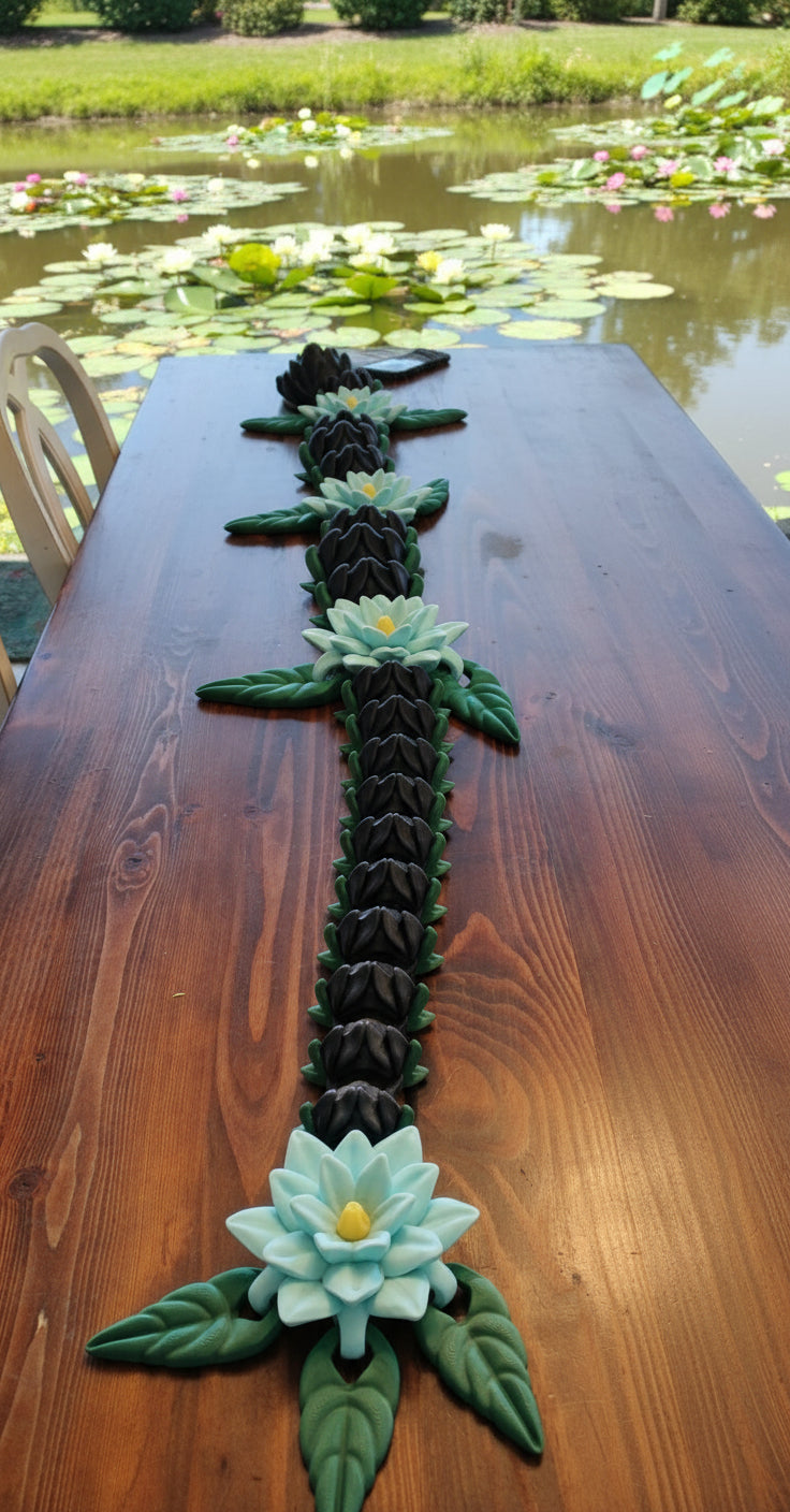 6 Foot 3 inch Long Serenity Dragon 3D Printed Articulated-message me for colors - Wonderland 3D Printing 