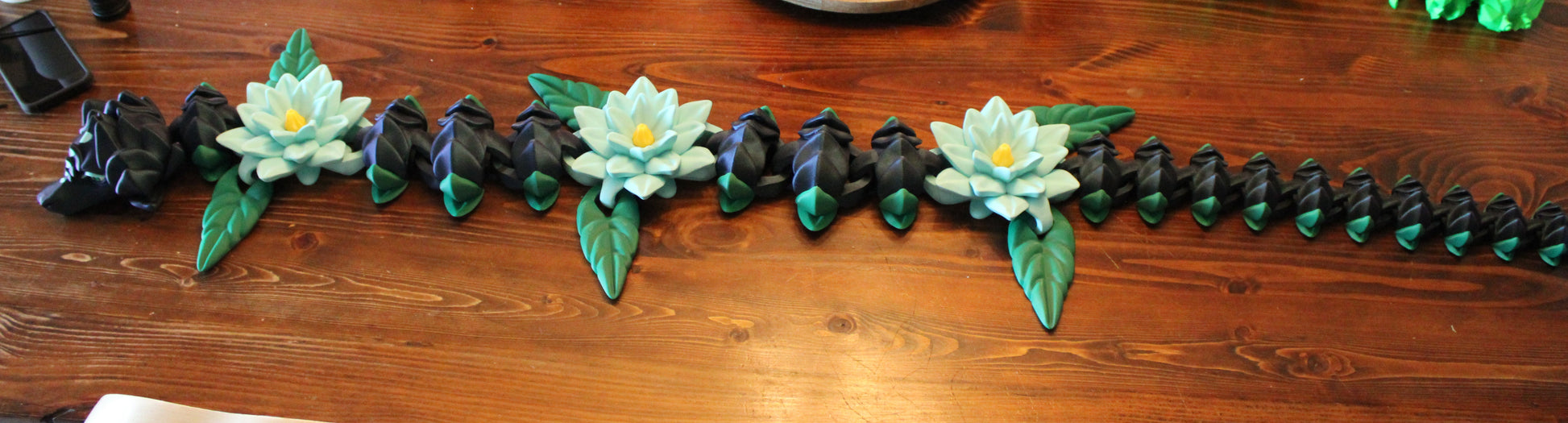 6 Foot 3 inch Long Serenity Dragon 3D Printed Articulated-message me for colors - Wonderland 3D Printing 