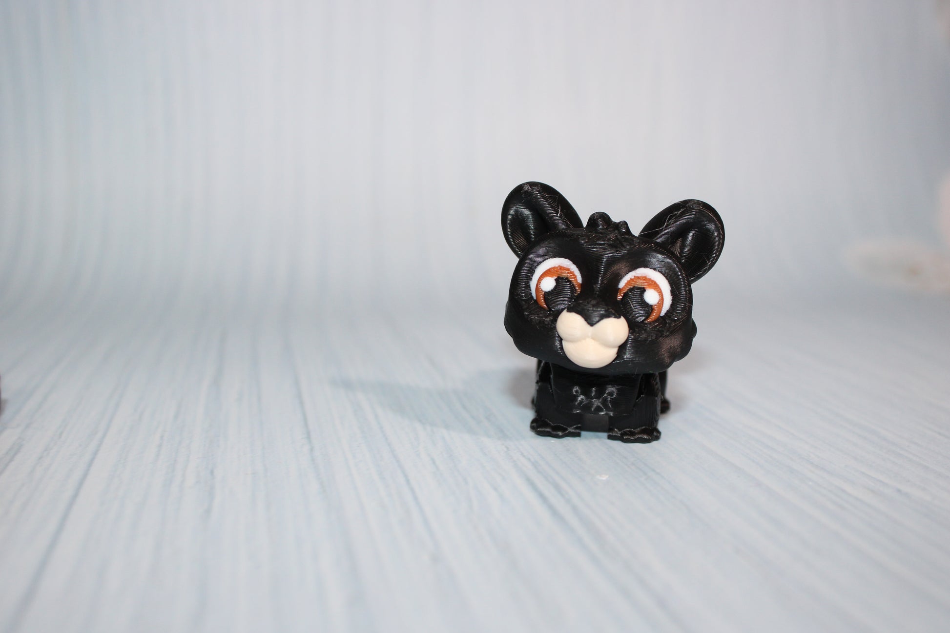 Mini Bear 2.5 inches Articulated 3d Printed Figurine- both Included - Wonderland 3D Printing 