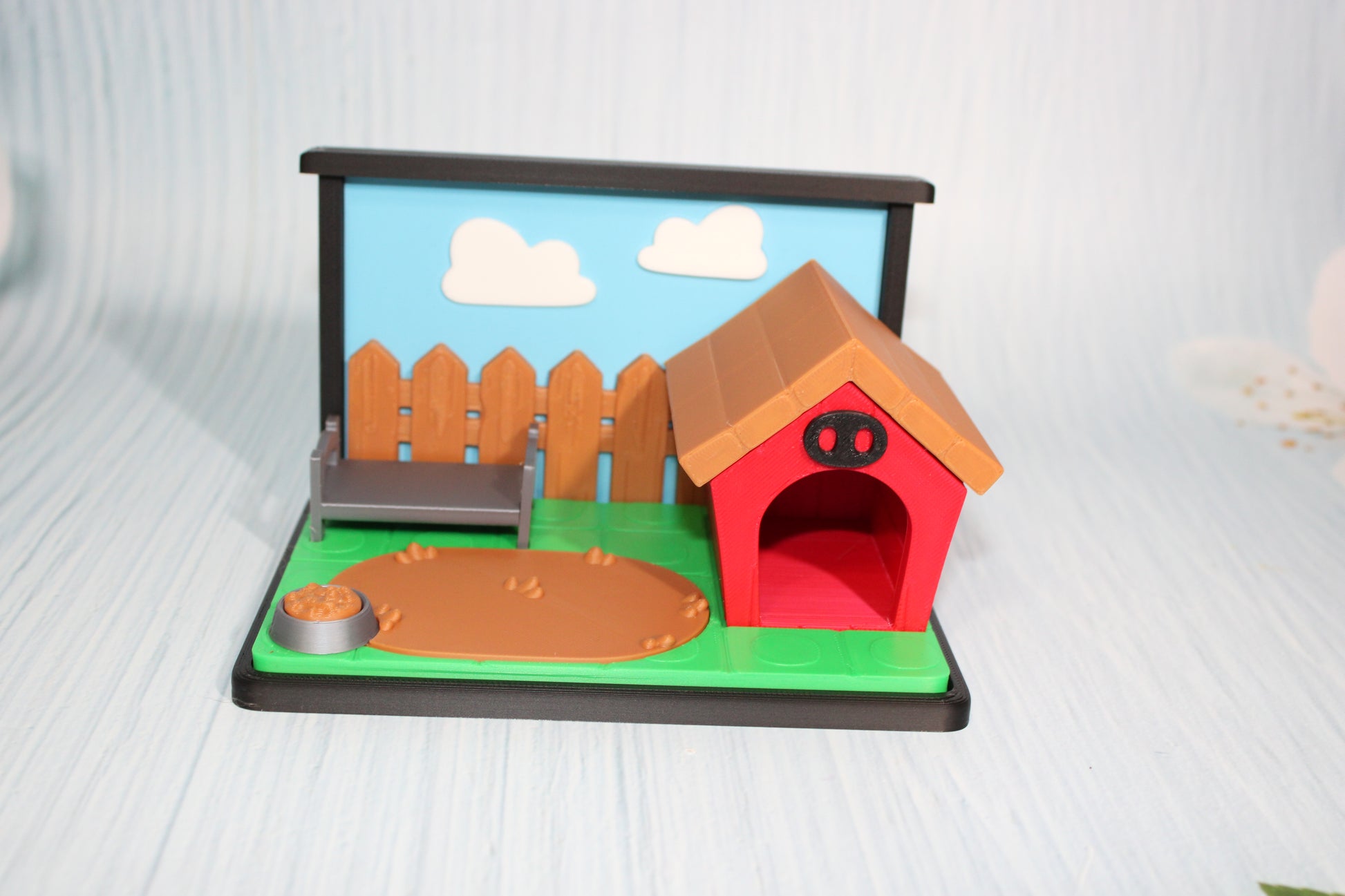 Flexi Piggy Playset -3D Printed Flexi Fidget- Comes with 4 Farm animals - Wonderland 3D Printing 
