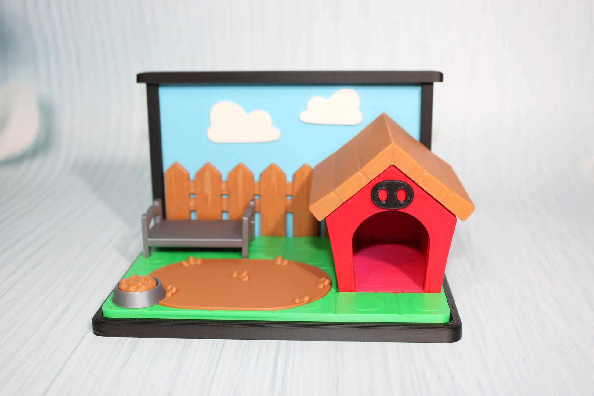 Flexi Piggy Playset -3D Printed Flexi Fidget- Comes with 4 Farm animals - Wonderland 3D Printing 