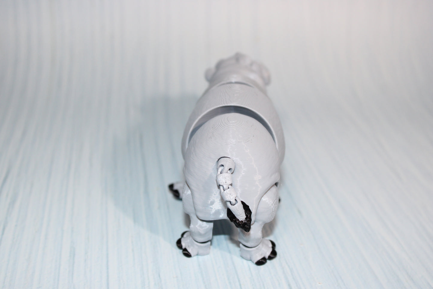 3D Printed Articulated Rhino: Flexi Fidget Toy-6 inches Long - Wonderland 3D Printing 