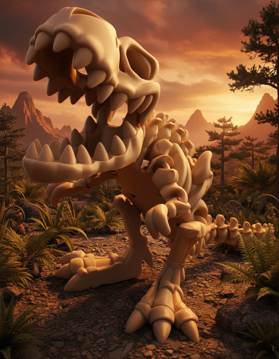 XXL Skeleton Dinosaurs-3d printed Articulated - Wonderland 3D Printing 