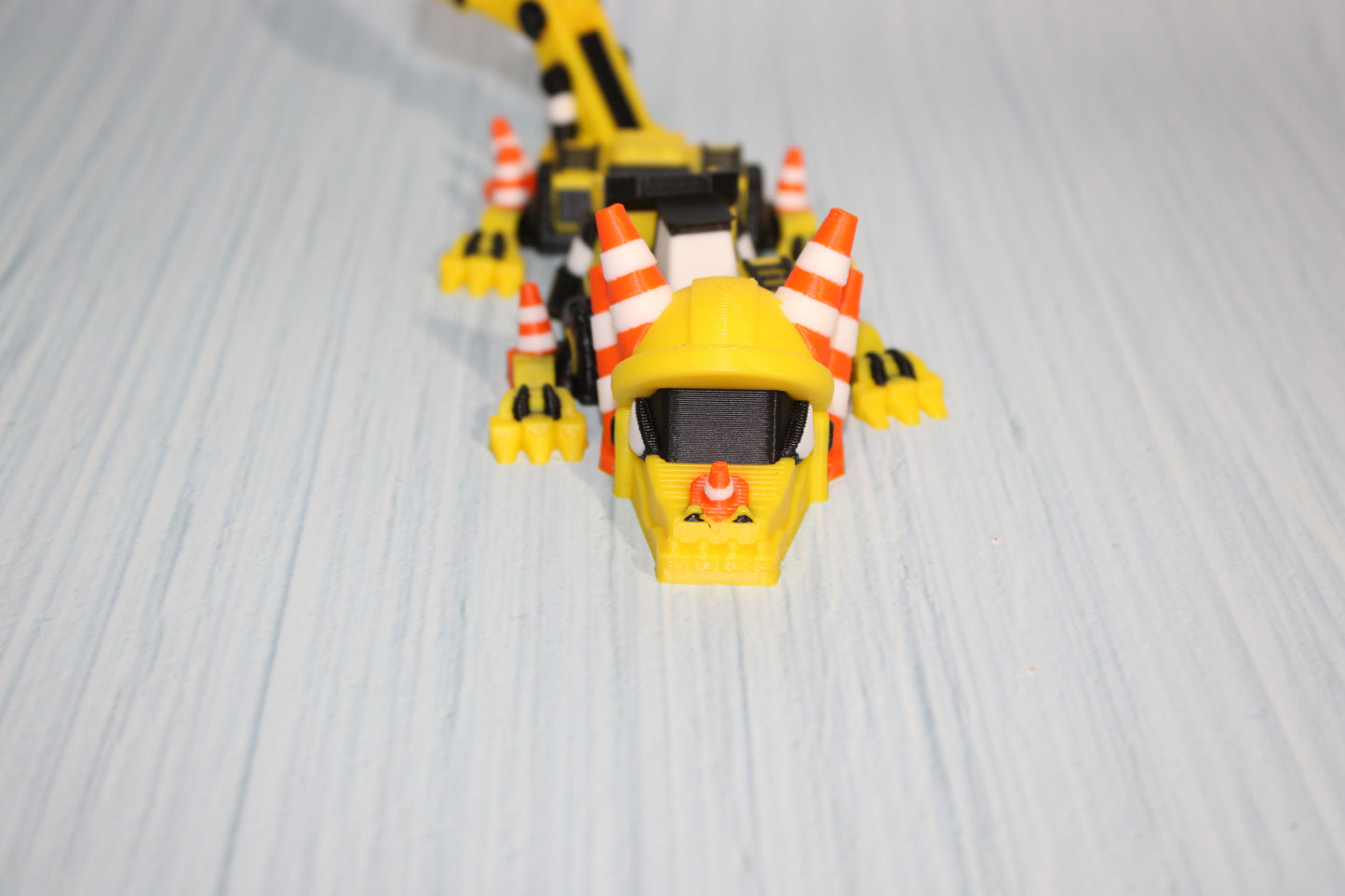 Construction Dragon 3D Printed Articulated Figurine - Wonderland 3D Printing 