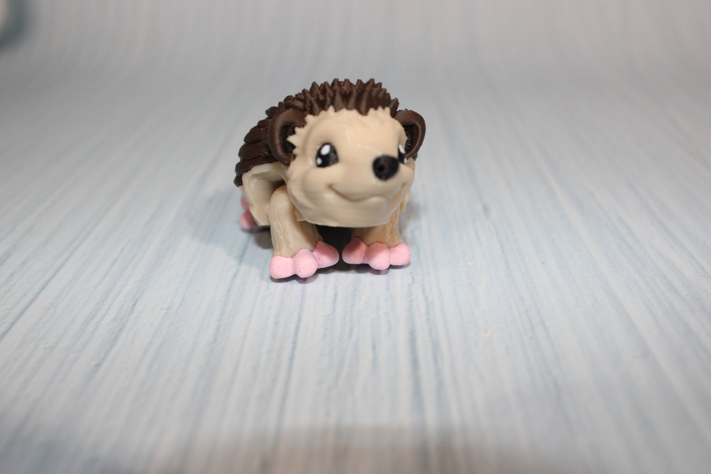 3D Printed Articulated Mini Hedgehog: Eco-Friendly PLA-2.75" long - Wonderland 3D Printing 