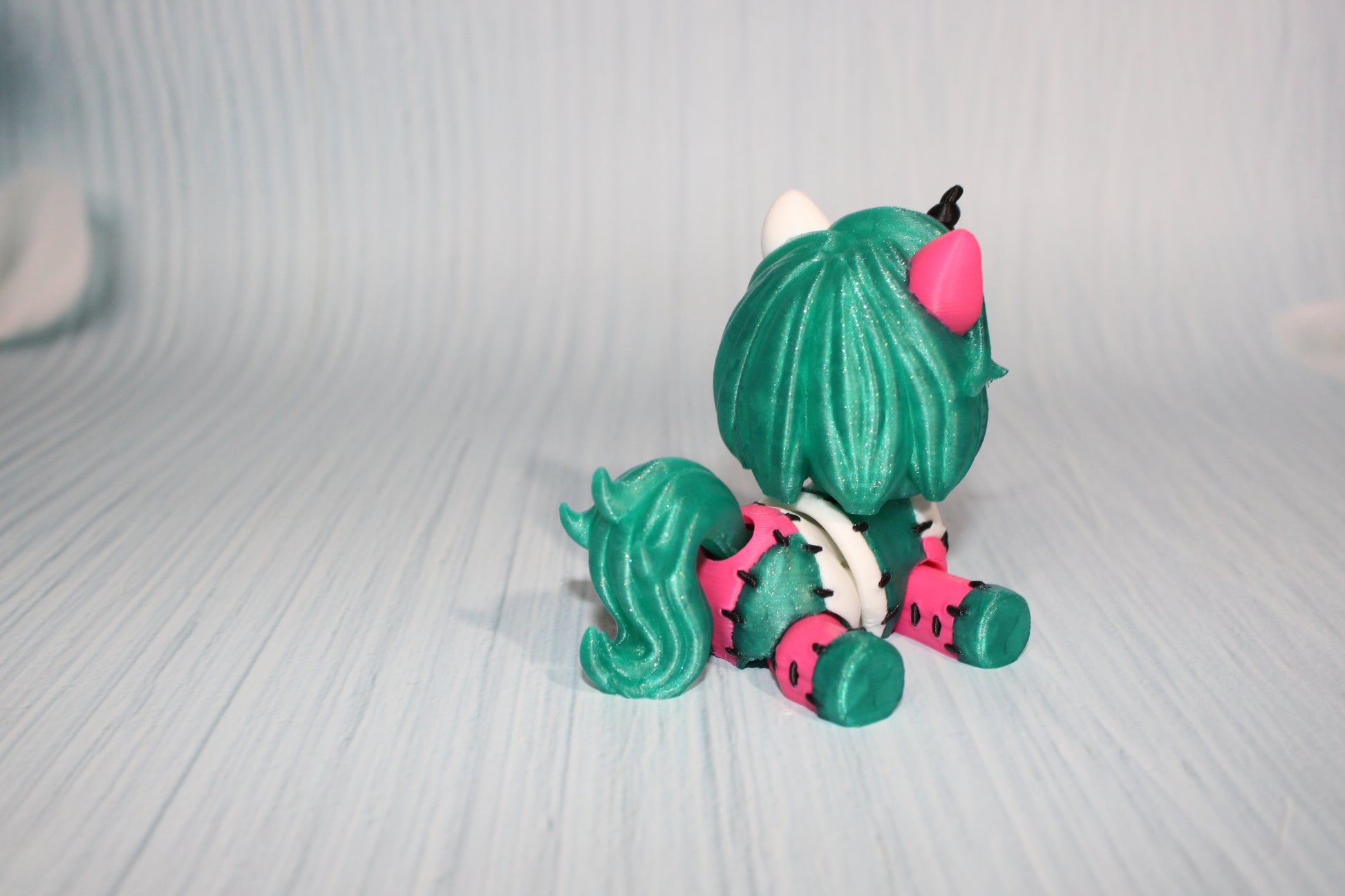 Articulated Unicorn or Stitches Unicorn Fidget Toy: 3D Printed Fantasy Decor-4" Tall - Wonderland 3D Printing 