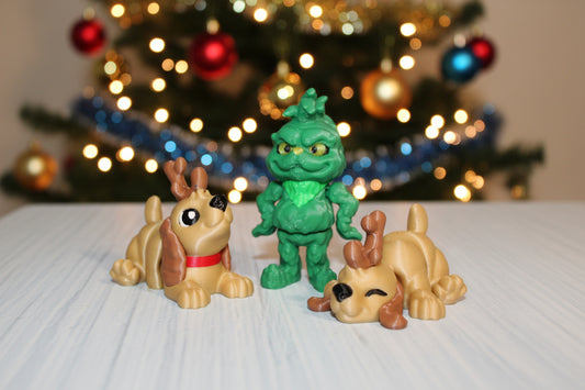 3D Printed Articulated Christmas figurines - Wonderland 3D Printing 