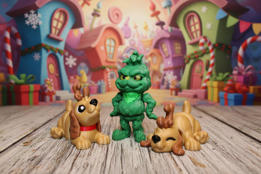 3D Printed Articulated Christmas Figurines - Wonderland 3D Printing 