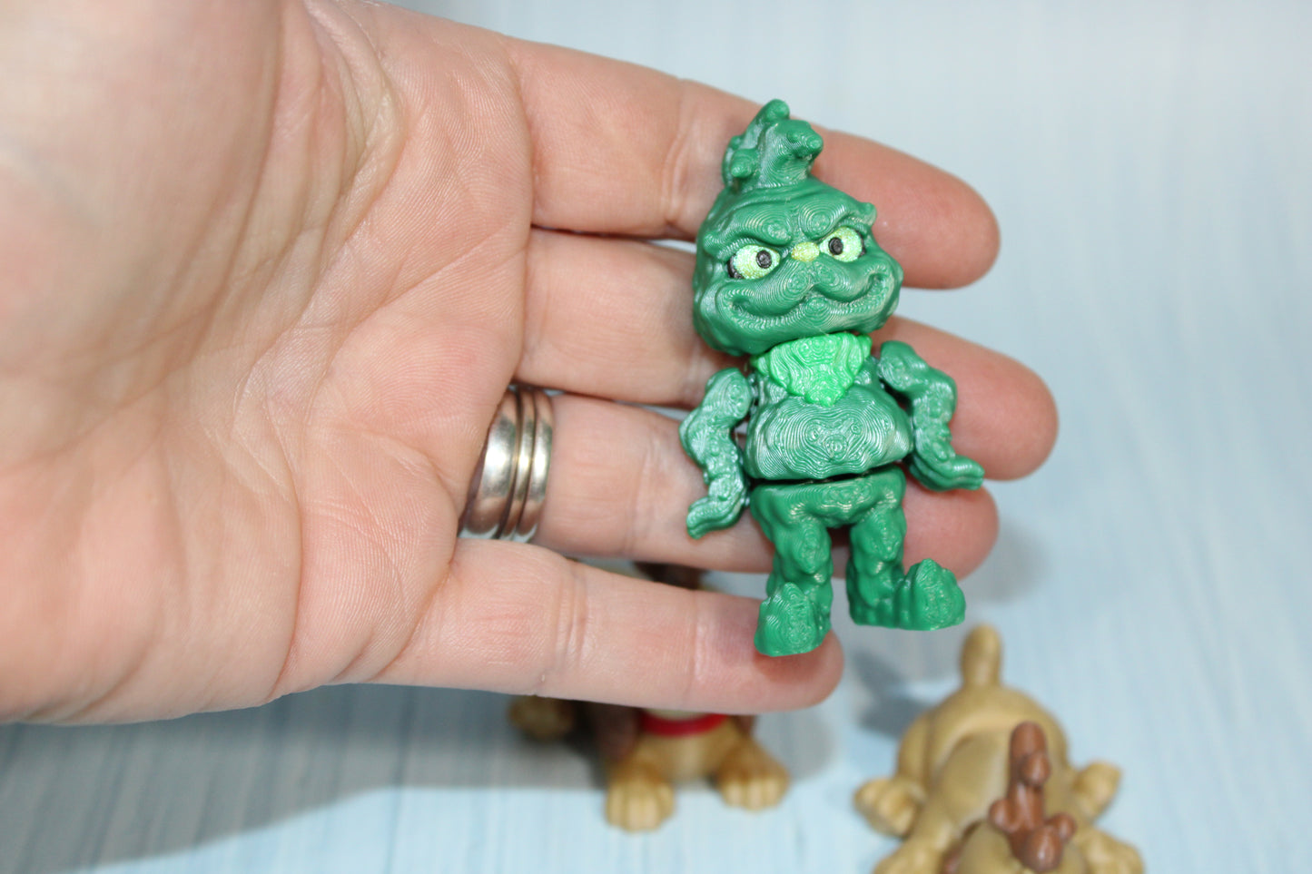 3D Printed Articulated Christmas figurines - Wonderland 3D Printing 