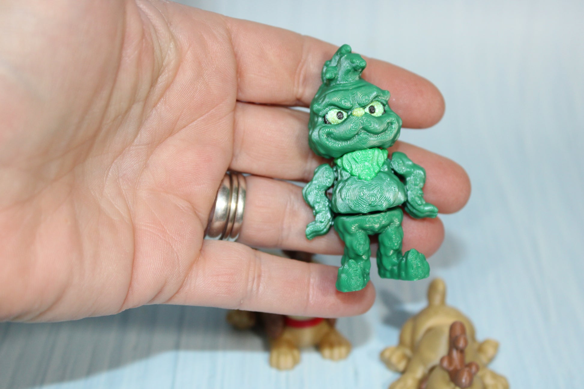 3D Printed Articulated Christmas Figurines - Wonderland 3D Printing 