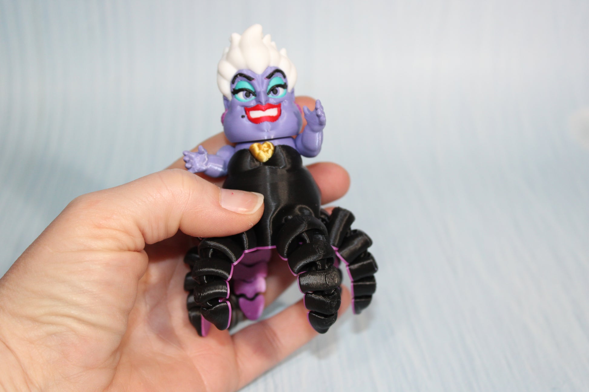 3D Printed Articulated Octopus Figurine 4" tall - Wonderland 3D Printing 