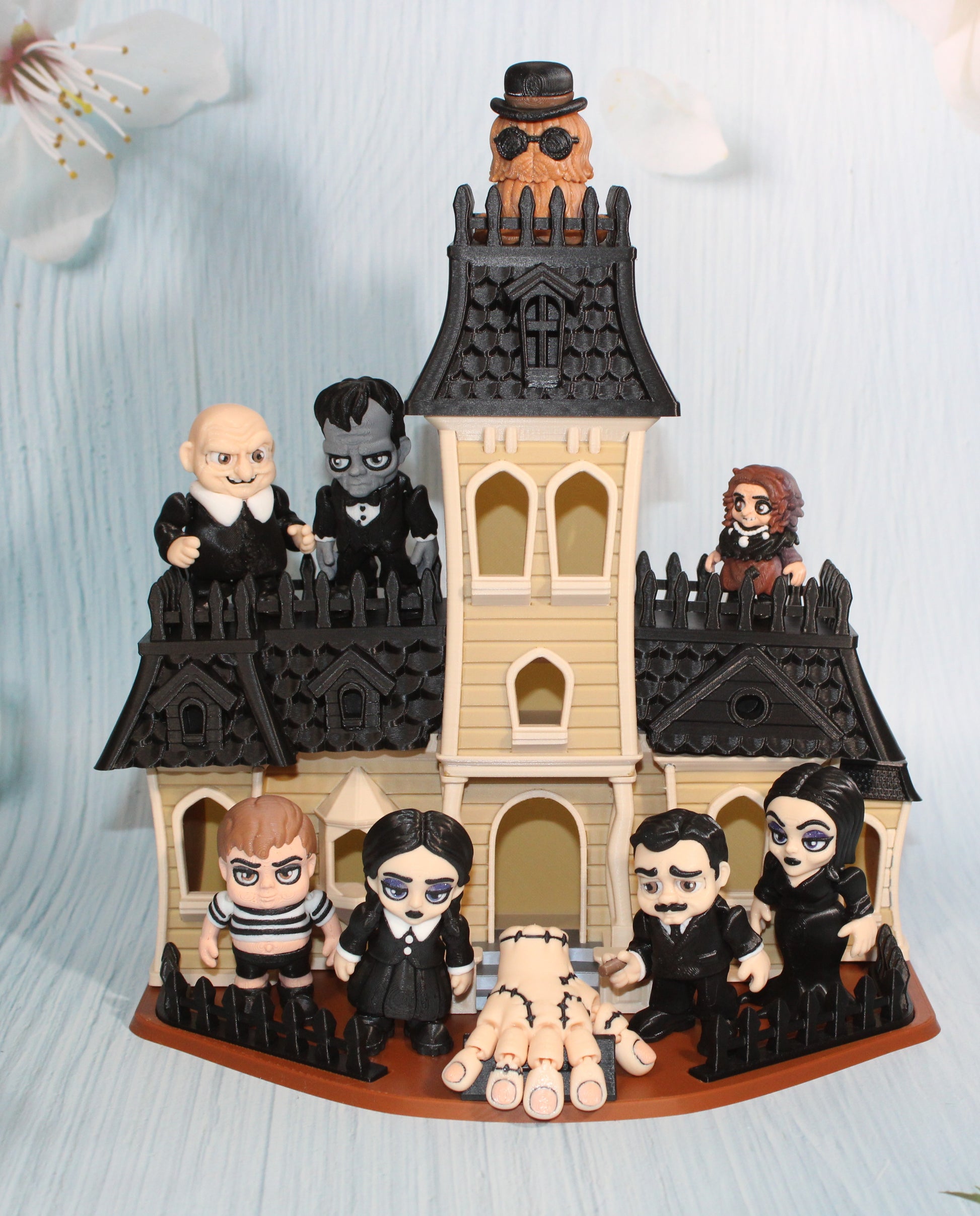 Spooky Diorama-3d Printed-Figurines Articulated - Wonderland 3D Printing 