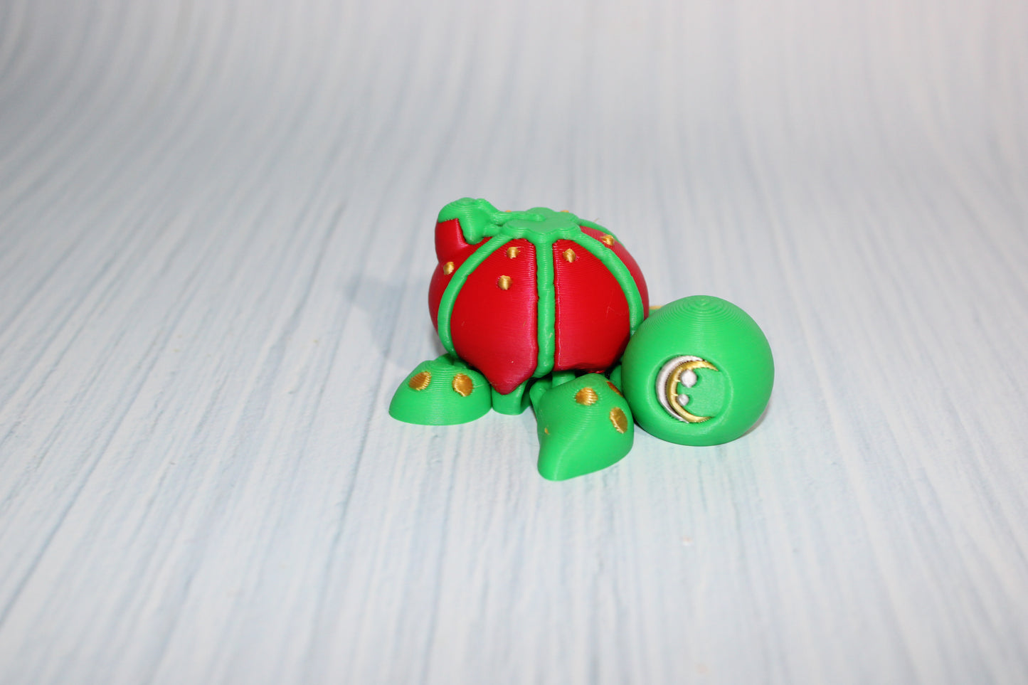 3D Printed Articulated Sewing Turtle and Dragon Fidget Toy- Both Included - Wonderland 3D Printing 