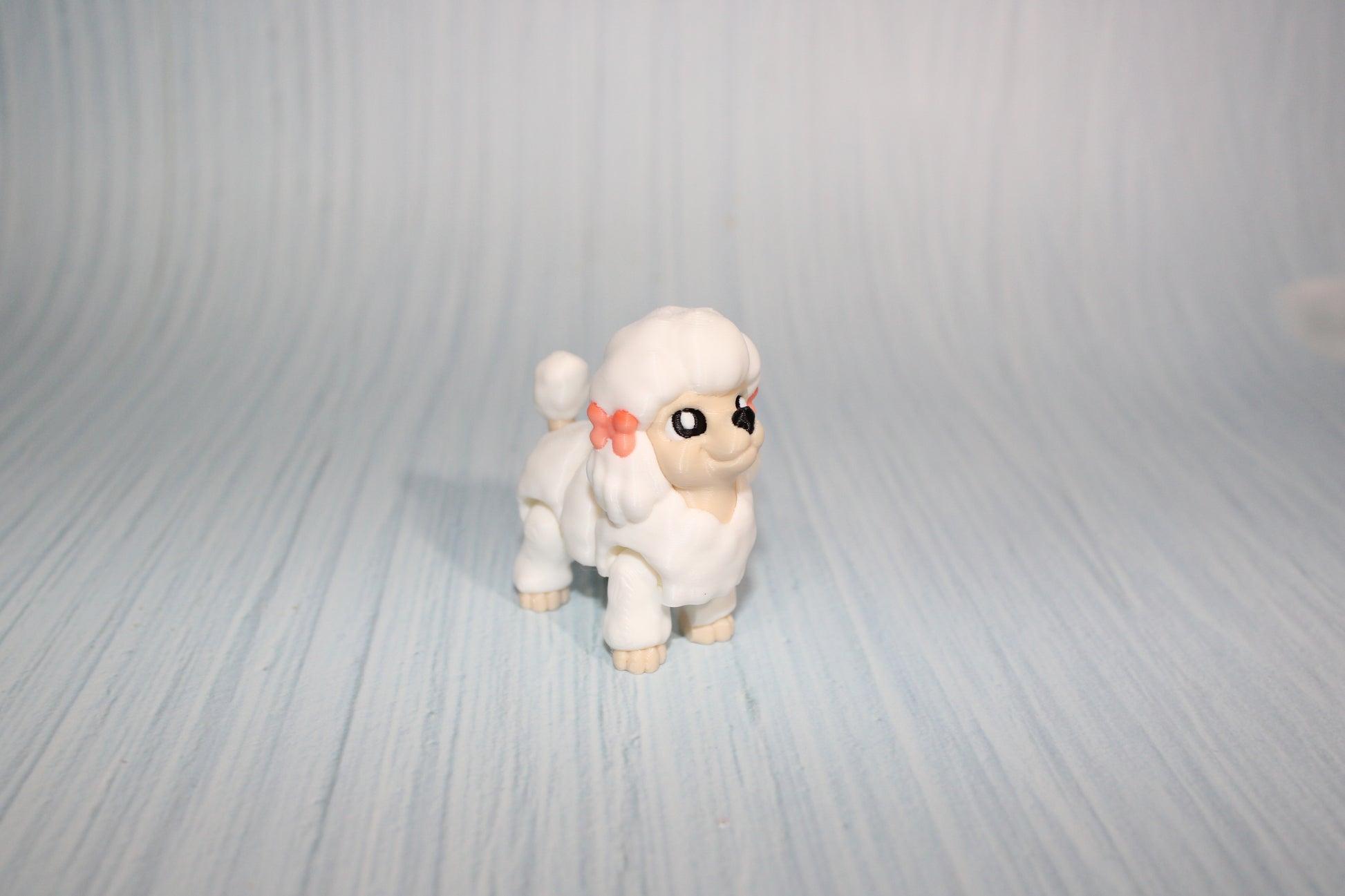 3D Printed Articulated Poodle 2" - Wonderland 3D Printing 