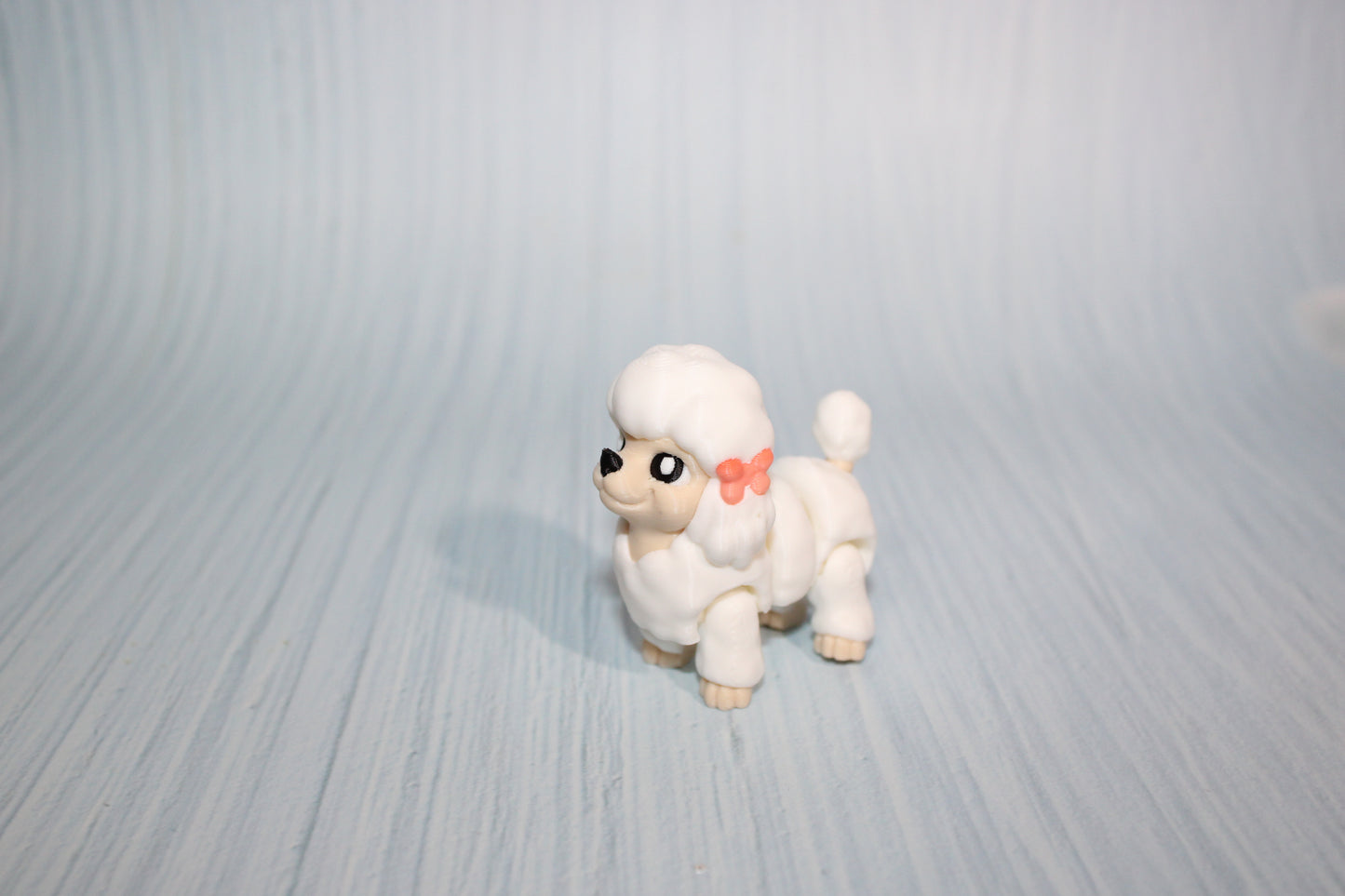 3D Printed Articulated Poodle 2" - Wonderland 3D Printing 