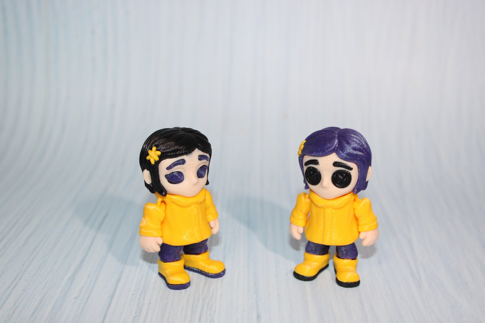3D Printed Articulated Girl Figurine-2.5" tall - Wonderland 3D Printing 