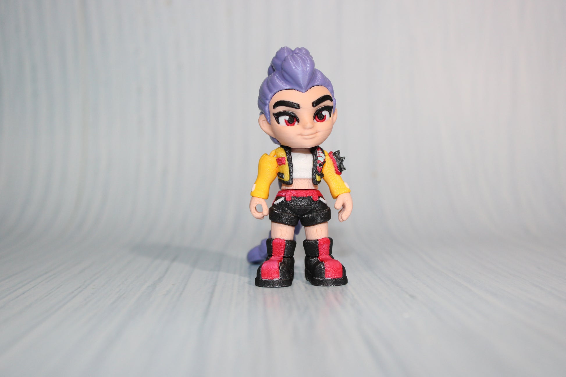 3D Printed Adventure Girl-3" tall - Wonderland 3D Printing 
