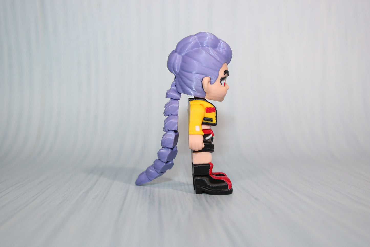 3D Printed Adventure Girl-3" tall - Wonderland 3D Printing 