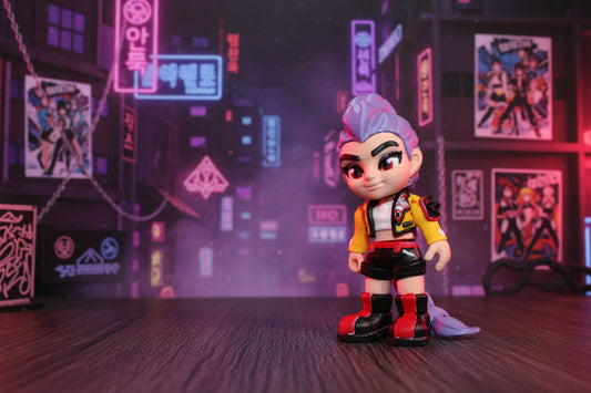 3D Printed Adventure Girl-3" tall - Wonderland 3D Printing 