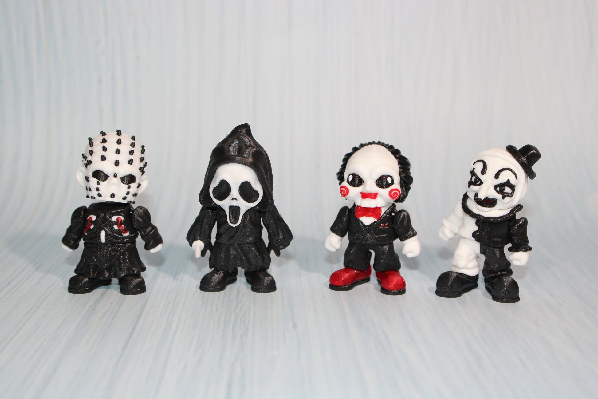 3D Printed Articulated Scary Figurines - Wonderland 3D Printing 