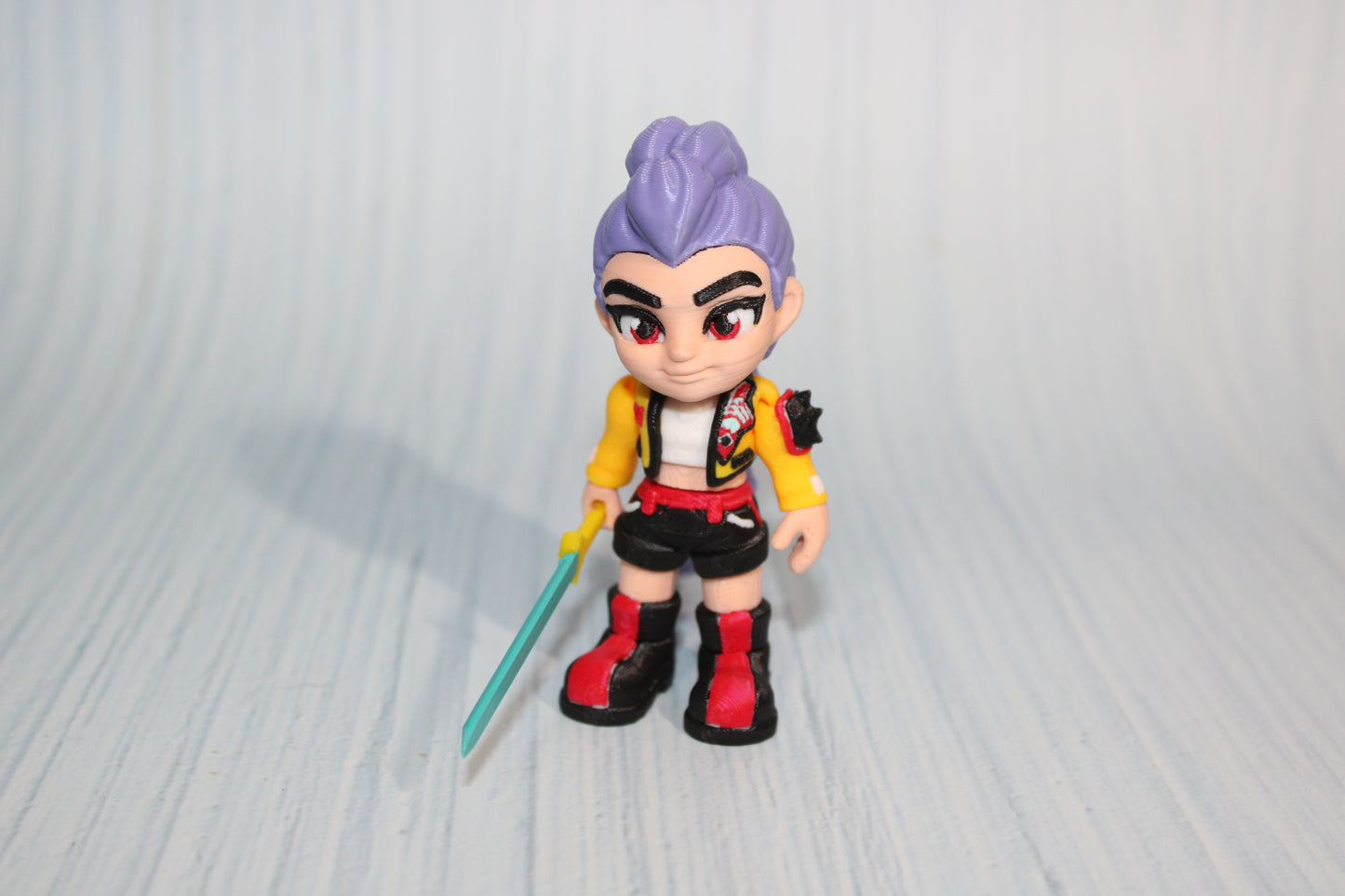 3D Printed Adventure Girl-3" tall - Wonderland 3D Printing 