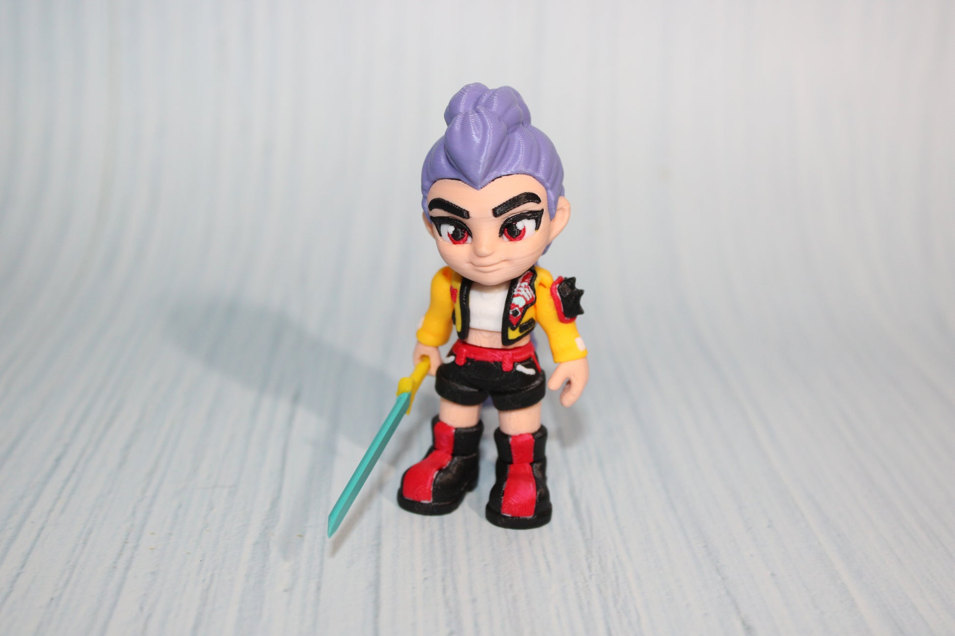 3D Printed Adventure Girl-3" tall - Wonderland 3D Printing 
