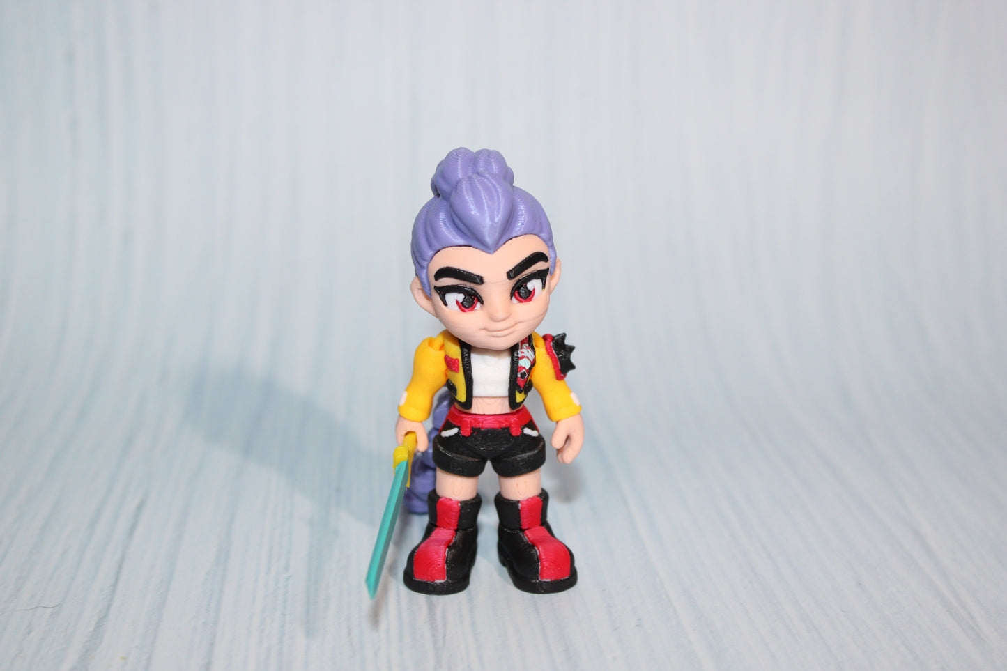 3D Printed Adventure Girl-3" tall - Wonderland 3D Printing 