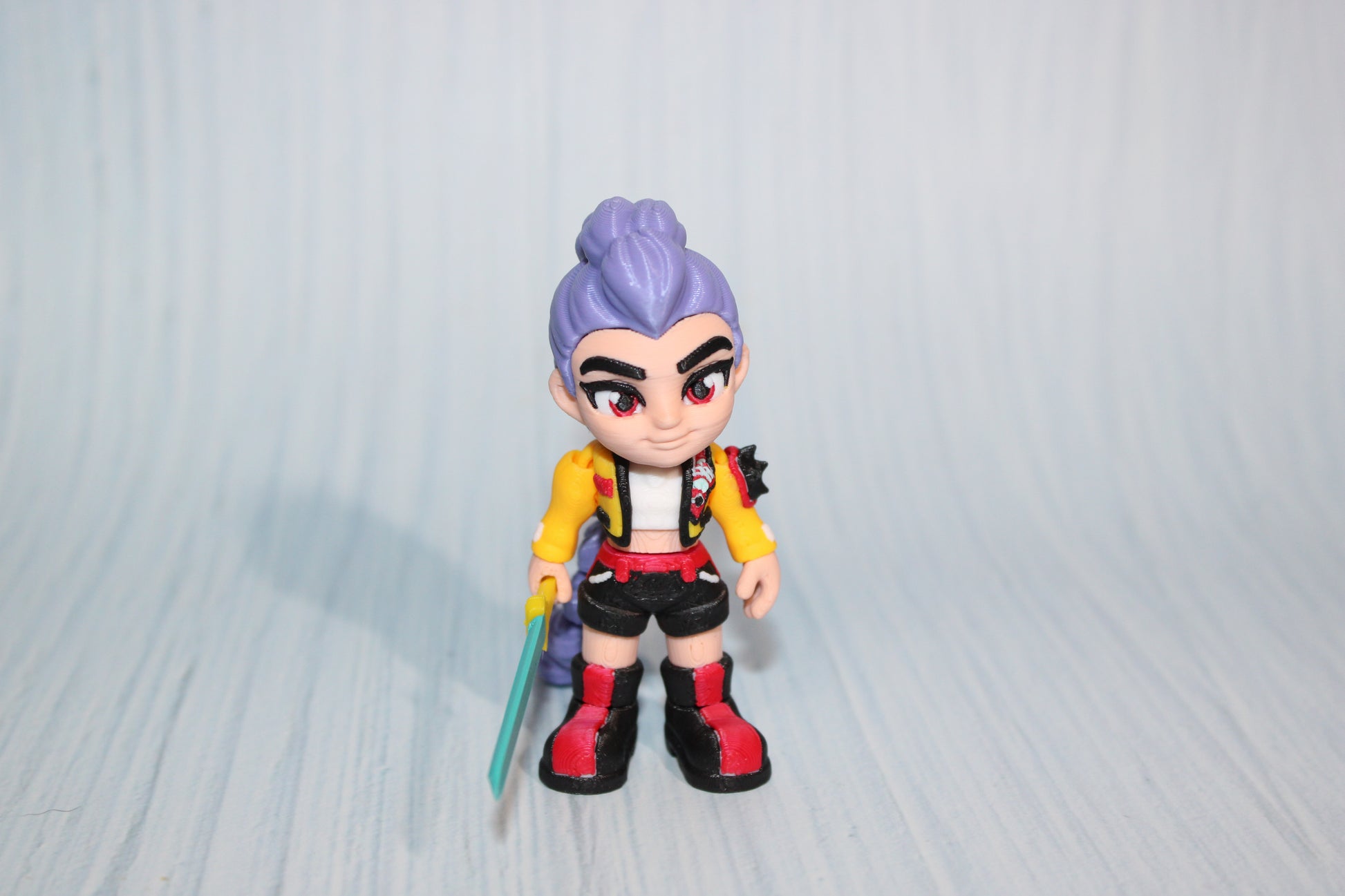 3D Printed Adventure Girl-3" tall - Wonderland 3D Printing 