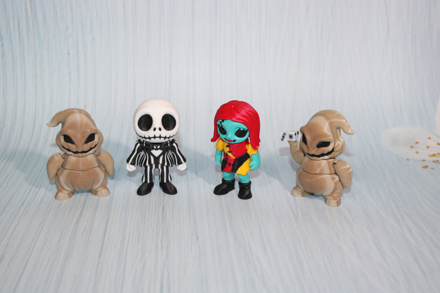 3D Printed Articulated Spooky Dream Figurines - Wonderland 3D Printing 