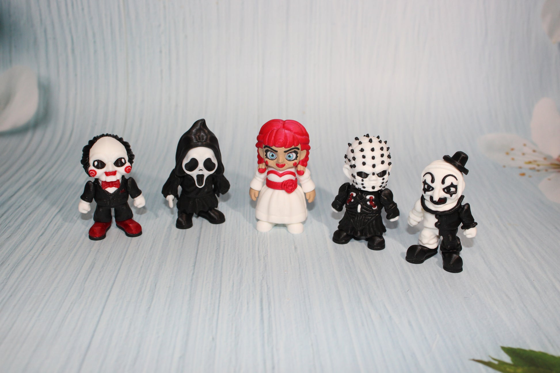 3D Printed Articulated Scary Figurines - Wonderland 3D Printing 