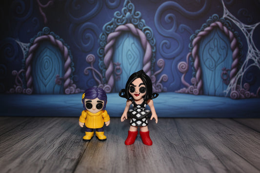 3D Printed Articulated Girl Figurine-2.5" tall - Wonderland 3D Printing 