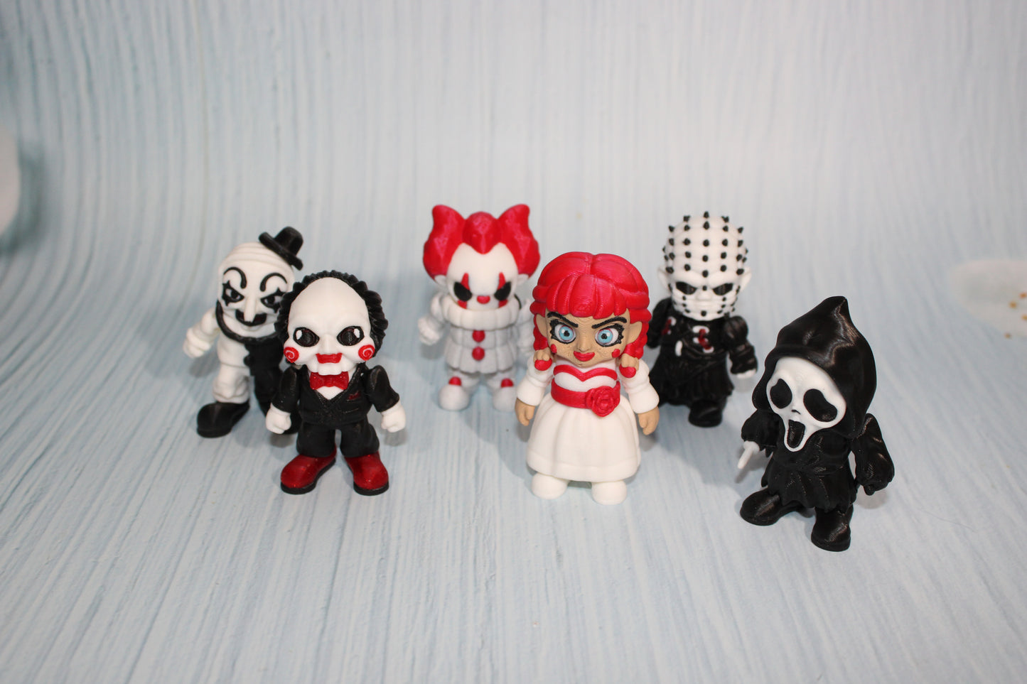 3D Printed Articulated Scary Figurines - Wonderland 3D Printing 
