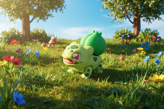 3D Printed Articulated Tiny Monster 2" - Wonderland 3D Printing 