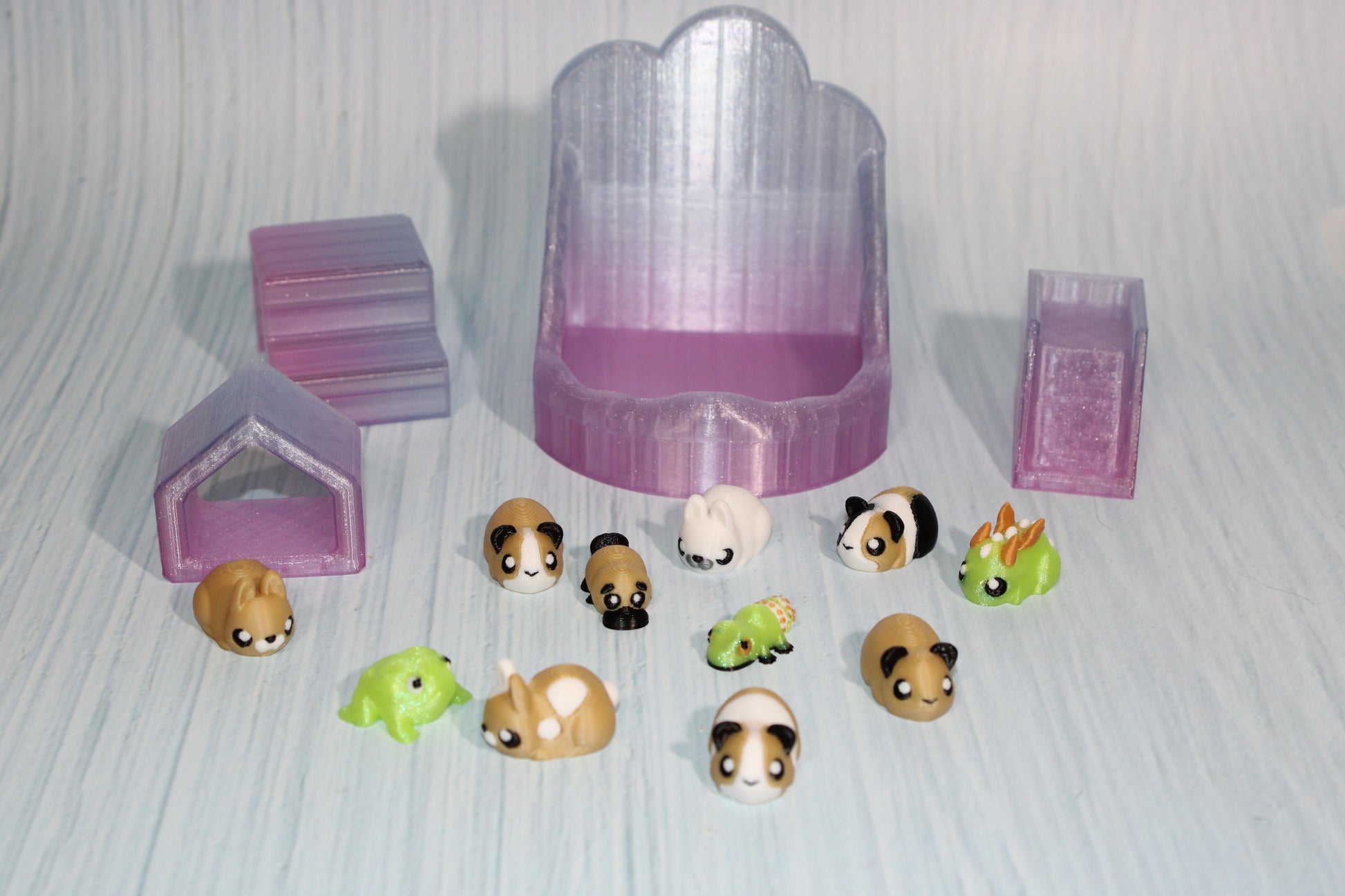 Mini Sculpt Pack and Playset- 3D Printed - Wonderland 3D Printing 