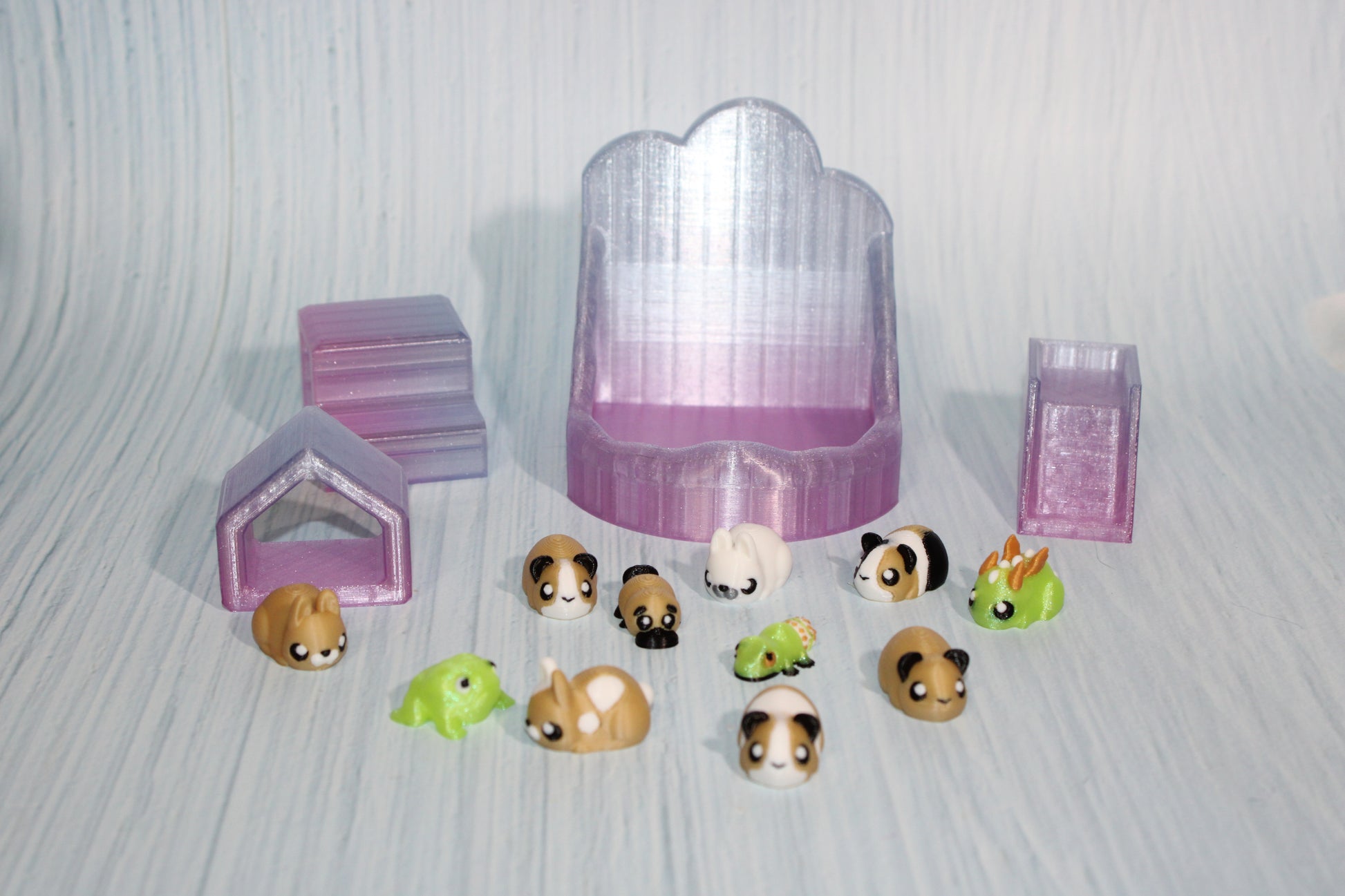 Mini Sculpt Pack and Playset- 3D Printed - Wonderland 3D Printing 