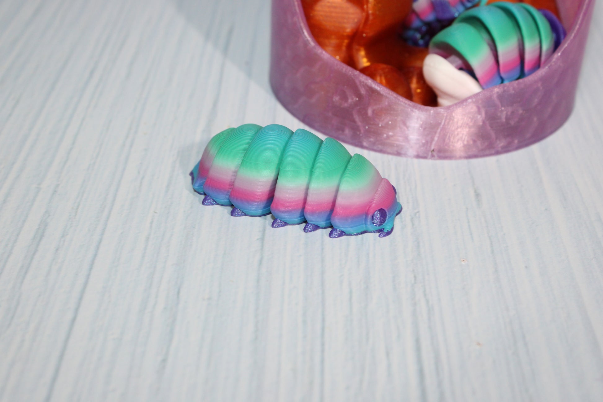 Mini Isopod and Terrarium- 3D Printed- Everything included - Wonderland 3D Printing 